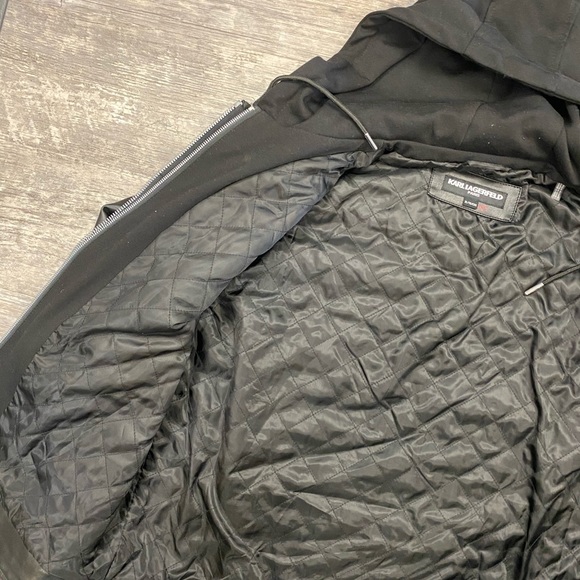 Karl Lagerfeld leather jacket - Picture 6 of 7